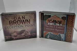 The No. 1 Ladies' Detective Agency & Dan Brown Deception Point Audio Books - Picture 1 of 4