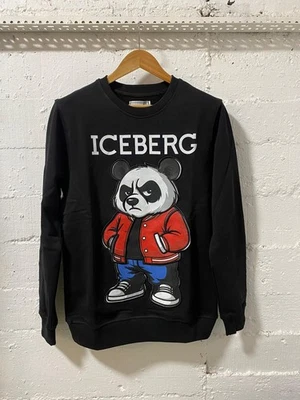 Iceberg Sudaderas Negro Talla XXL Original  - Imagen 1 de 4