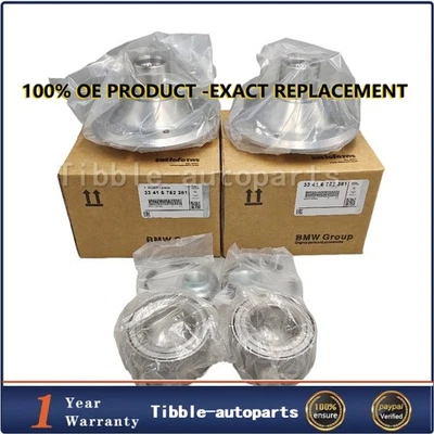Rear Left & Right Wheel Hubs 2pc Kit for BMW 4 Door 328i 2007-13 Z4 2003-16 NEW Foto 1 de 4