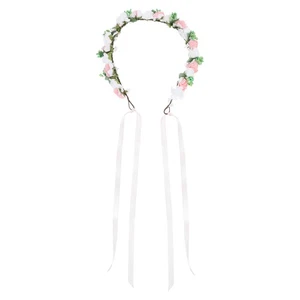 Bandons De Photographie Bande Enfant Aux Femmes Casque Filles Fleurs - Photo 1/12