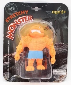 Figura Royal Deluxe Stretchy Monster 5 1/2" NARANJA BESTIA NUEVO - Imagen 1 de 4