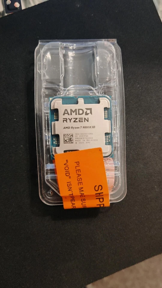 AMD Ryzen 7 9800X3D 8 Core, 16 Thread Processor BRAND NEW NO BOX