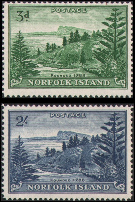 Norfolk Island #23-24 MLH - Image 1 of 1