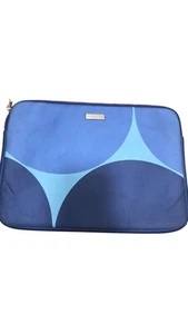 Kate Spade New York Blue Geometric Laptop Sleeve 13" - Picture 1 of 8