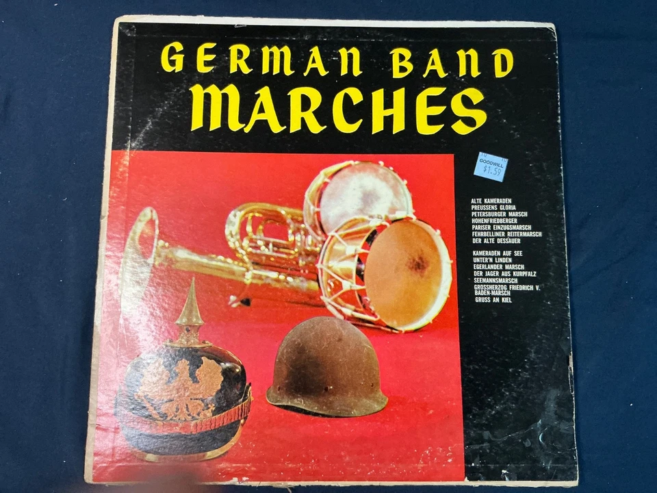 Heinz Bartels German Band Marches Vinyl Record SF-14300 - Image 1 of 4