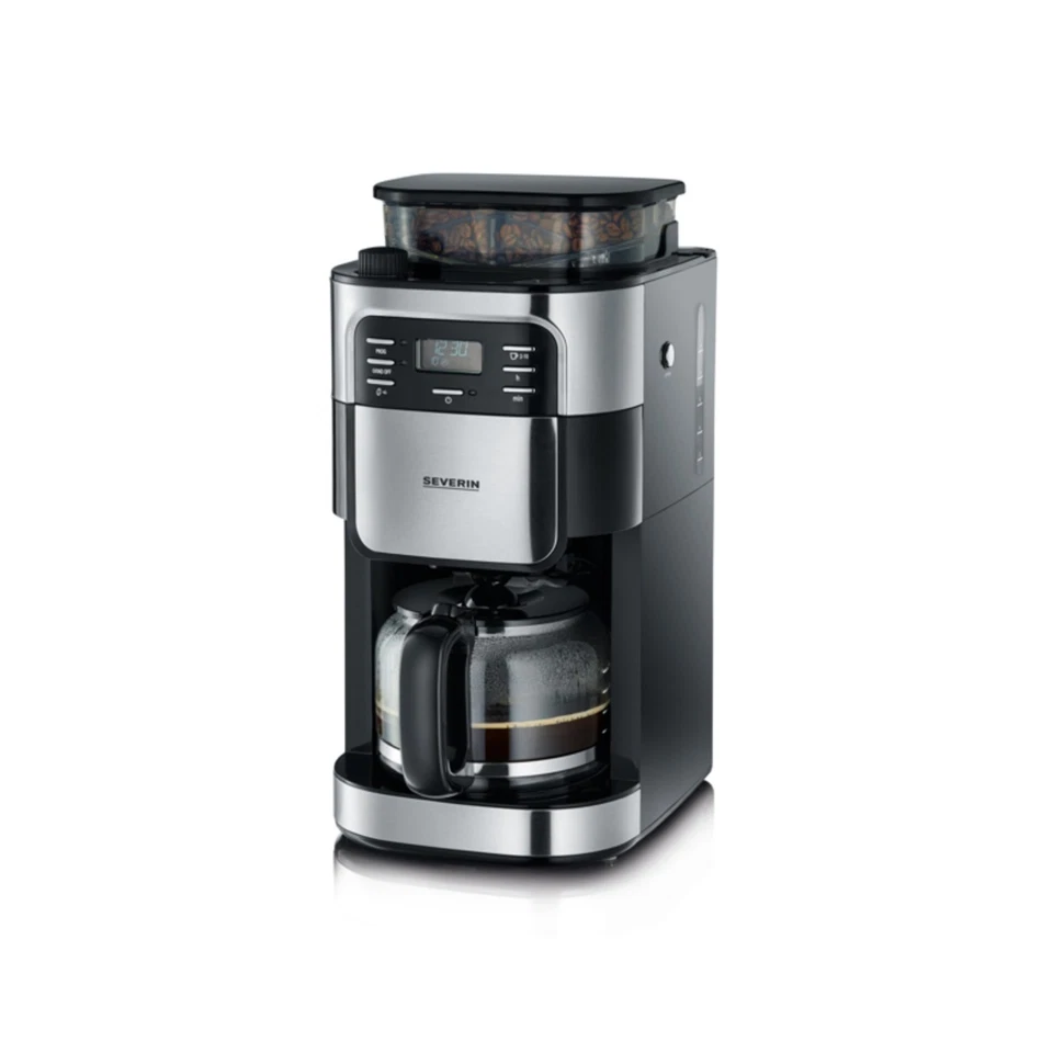 SEVERIN Kaffeemaschine mit Mahlwerk und Timer – Perfekter Kaffeegenuss - Bild 1 von 4