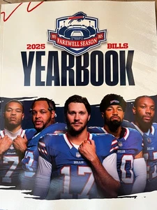 2025 BUFFALO BILLS YEARBOOK PROGRAM BY OFFICIALLY LICENSED DISTRIBUTOR SHIPS NOW - Picture 1 of 1