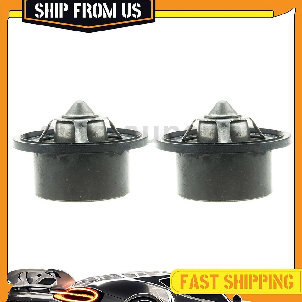 Motorad Engine Coolant Thermostat 2x For 1996-1999 GMC C1500 Suburban 6.5L - Image 1 of 4