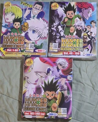 Hunter x Hunter Season 2 Box 1 2 3 DVD (2011) USED Very Good Cond. Region Free - Image 1 of 4