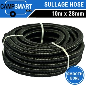 10m 28mm Caravan Sullage Hose for Grey Waste Water, Camper Trailer, Motorhome RV - Picture 1 of 1