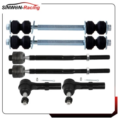 For Chevrolet Silverado 2500 HD 2011 2012 2013-2019 Front Sway Bar Tie Rod End - Image 1 of 4