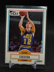 1990-91 Fleer John Stockton #189 - Utah Jazz - Picture 1 of 2