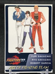 YURI RYO ROBERT THE KING OF FIGHTERS '97 SNK Trading Cards Gamest Rare - Picture 1 of 12