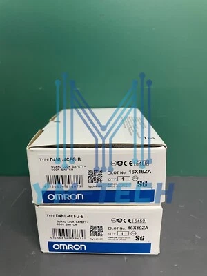 1pcs New IN BOX Omron Brand New Guard Lock Safety-Door Switch D4NL-4CFG-B - Image 1 of 4