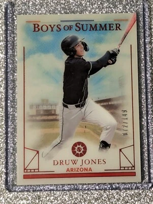 2024 PANINI BOYS OF SUMMER DRUW JONES RED PARALLEL /149 #28 - Image 1 of 2