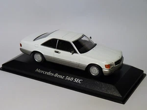 Mercedes-Benz 560 SEC blanc de 1986 au 1/43 de Minichamps / Maxichamps 940035120 - Picture 1 of 4