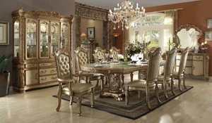 Dining room complete set table sideboard 8 x chair set cabinet Baroque 10 pieces - Picture 1 of 1
