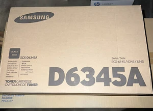 New Genuine SAMSUNG SCX-D6345A D6345A Black Toner Cartridges - Open Box - Picture 1 of 1