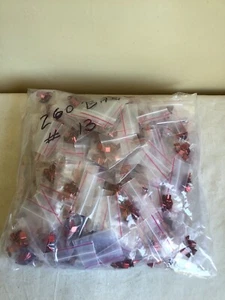 New In Package 260 Bags Red Square Metal Head Brad Embellishments Scrapbook - Picture 1 of 3