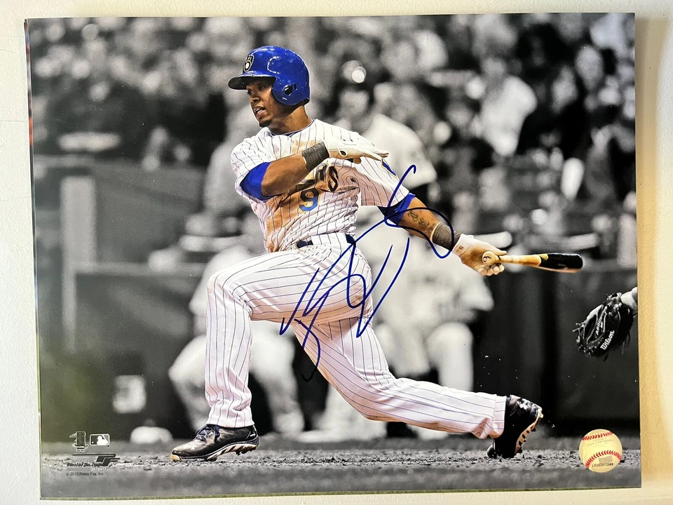 Jean Segura 亲笔签名 11 x 14 照片 Milwaukee Brewers — 第 1/1 张图片