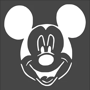 1- 5.5x5.5-inch Stencil, (NB-63) Mickey Mouse (6mil)***** - Picture 1 of 2