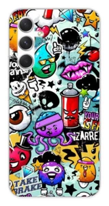 Coque en silicone imprimée compatible Samsung Galaxy A54 5G Graffiti 2 - Photo 1 sur 3