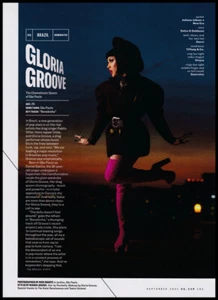 Gloria Groove 1-page clipping 2021 - Picture 1 of 1