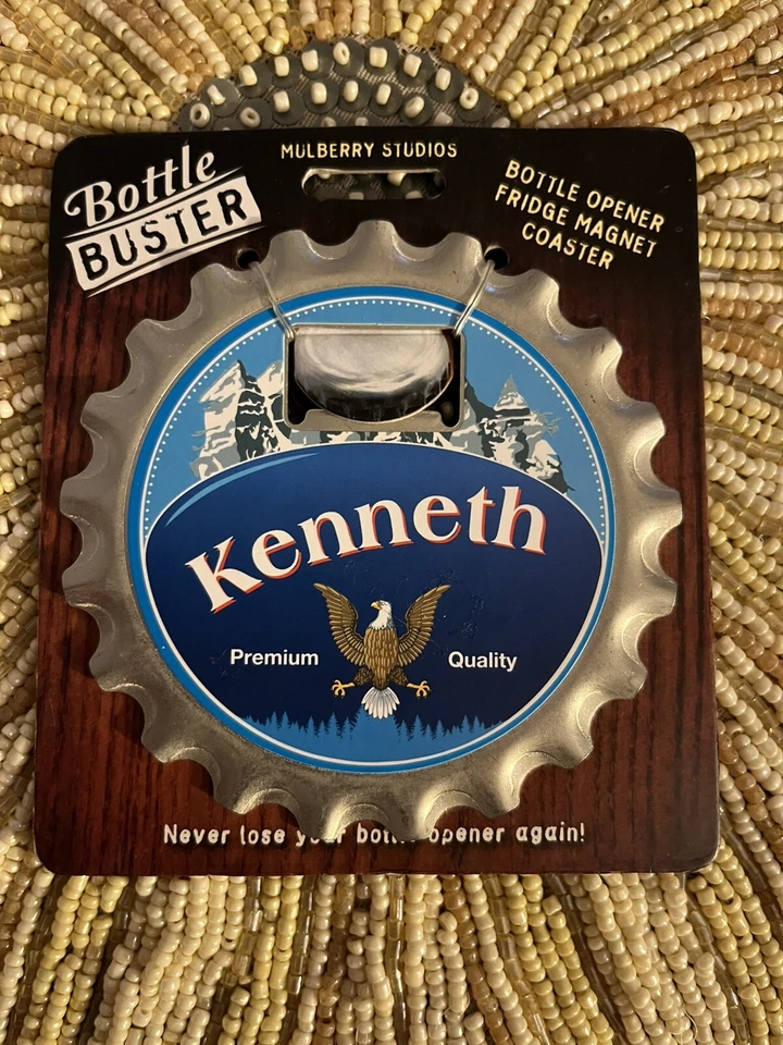 Beer Bottle Opener / Buster - Coaster - Fridge Magnet - #1 Dad - Man Cave - Image 1 of 2