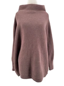 Free People Women's Taupe Brown Ottoman Slouchy Tunic Sweatwer Size XS - Picture 1 of 6