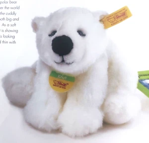 Osos Steiff* Oso Blanco Knut Sentado Original - 20 cm-Ean 113062 - Imagen 1 de 10