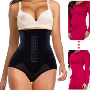 Women Tummy Control Waist Trainer Shorts Body Shaper High Waist Shapewear Pants - Picture 1 of 18