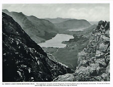 From Honister Crag Lake District Cumbia Vintage Picture Print 1953 CLPBOTLD#21