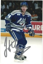 John Kurtz Autographed 4x6 Color Photo Sudbury Wolves #44 B