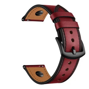 Punk Leather Watch Band Strap For Samsung Galaxy Watch 7 40 44mm 6 5 4 47mm 43 - Picture 1 of 17