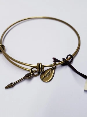 Brazalete Bella Ryann Flecha Expandible Dije Pulsera Tono Dorado 7" hasta 9" Foto 1 de 4