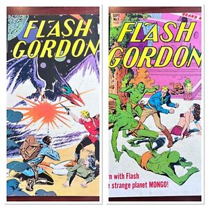 Flash Gordon Comic Books # 1, 4 King Comics 1966 First Issue