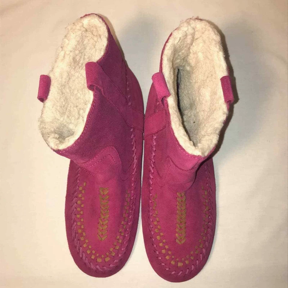 BOTINES DE GAMUZA MAGENTA LATIGO BLIZZARD - TALLA -7,5 Foto 1 de 4