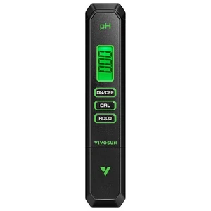 VIVOSUN Digital pH Meter, 0.01pH High Accuracy Pen Type pH Tester for Hydroponic - Picture 1 of 8