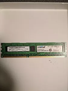 MICRON Crucial MT18JSF51272AZ-1G4D1ZE 4GB PC3-10600E DDR3 - Picture 1 of 2