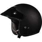 AFX FX-75 Open Face Helmet - Matte Black, All Sizes