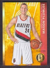 2015-16 Gold Standard Basketball #135 Mason Plumlee 190/299
