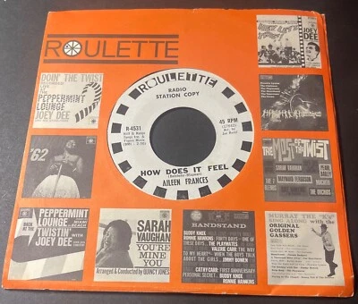 AILEEN FRANCES: you better leave him alone / how does it feel 1963 popcorn  NM - Image 1 of 4
