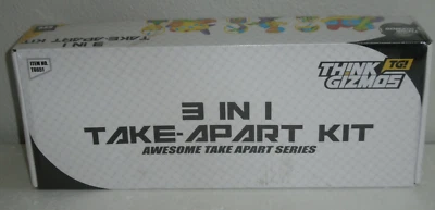 Think Gizmos 3 in 1 Take-Apart Kit Awesome Take Apart Series Item TG651 NEW - Image 1 of 4