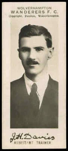 Paulton's - 'Wolverhampton Wanderers 1923-24 (B&W)' - J.H. Davies (Asst. Trai... - Picture 1 of 2