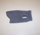 Hand Crochet Gray Dog Sweater for Small Pet