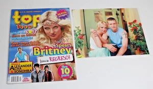 2000s Britney Spears + Justin Timberlake | Teen Mag & Free Bonus Photo - Picture 1 of 5