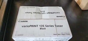 GENUINE CANON VARIOPRINT 135 SERIES TONER BLACK 6117B005 NEW FREE SHIPPING - Afbeelding 1 van 5