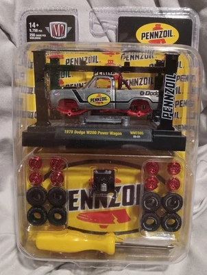 M2 Machines RAW CHASE 1978 Dodge W200 Power Wagon Kit Pennzoil Rare 1 Of 250  - Image 1 of 3