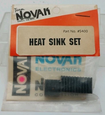 Novak #5400 ESC Replacment Heat Sink Set  Team Associated RC10 Losi Jrx2 Kyosho - Image 1 of 2