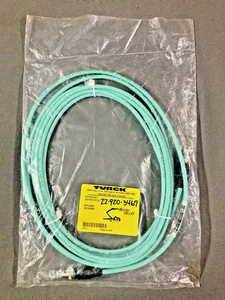 Turck RSSX RSSX 862-5M Ethernet Cordset M12 Male X-Coded (Both Ends) 5m Long - Picture 1 of 5